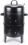 Fumoir Multifonction 3-en-1 Diamètre 40 cm pour Intérieur et Extérieur