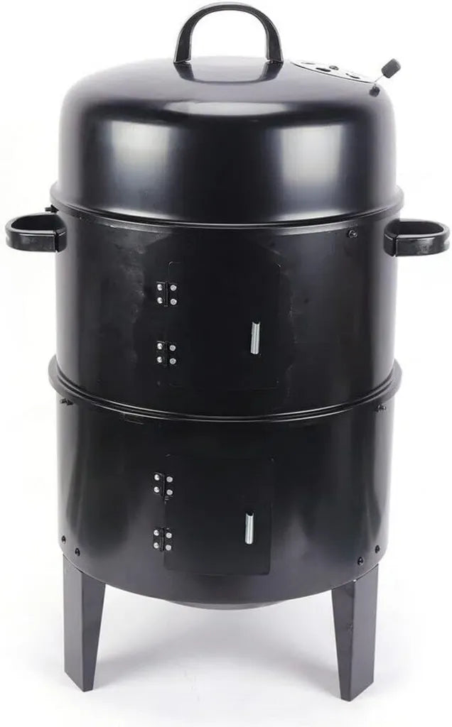 Fumoir Multifonction 3-en-1 Diamètre 40 cm pour Intérieur et Extérieur