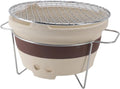 Mini Barbecue à Charbon Portatif en Argile pour Camping et Maison