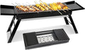 Grill d'extérieur pliable au charbon avec contrôle précis de l'air