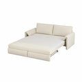 Canapé-lit en cuir Beige