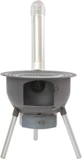 Poêle à bois portable 3 anneaux pour wok - Idéal pour camping et pique-niques en plein air