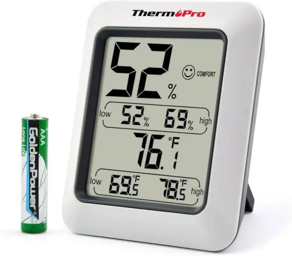 ThermoPro Thermomètre Numérique et Hygromètre Intérieur TP50