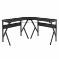 Bureau d'angle en métal noir